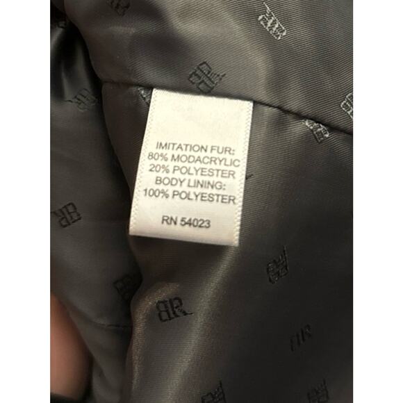 Banana Republic Faux Fur vest in steel gray size large - Picture 12 of 12